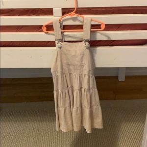 Zara girls overall dress